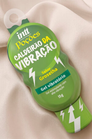 Gel Vibrador Líquido Unissex Caldeirão da Vibração INTT - Aroma Groselha
