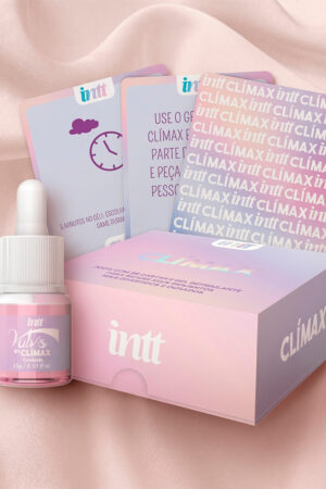 Jogo de Cartas Sensorial Climax by Intt com Gel Excitante Quente